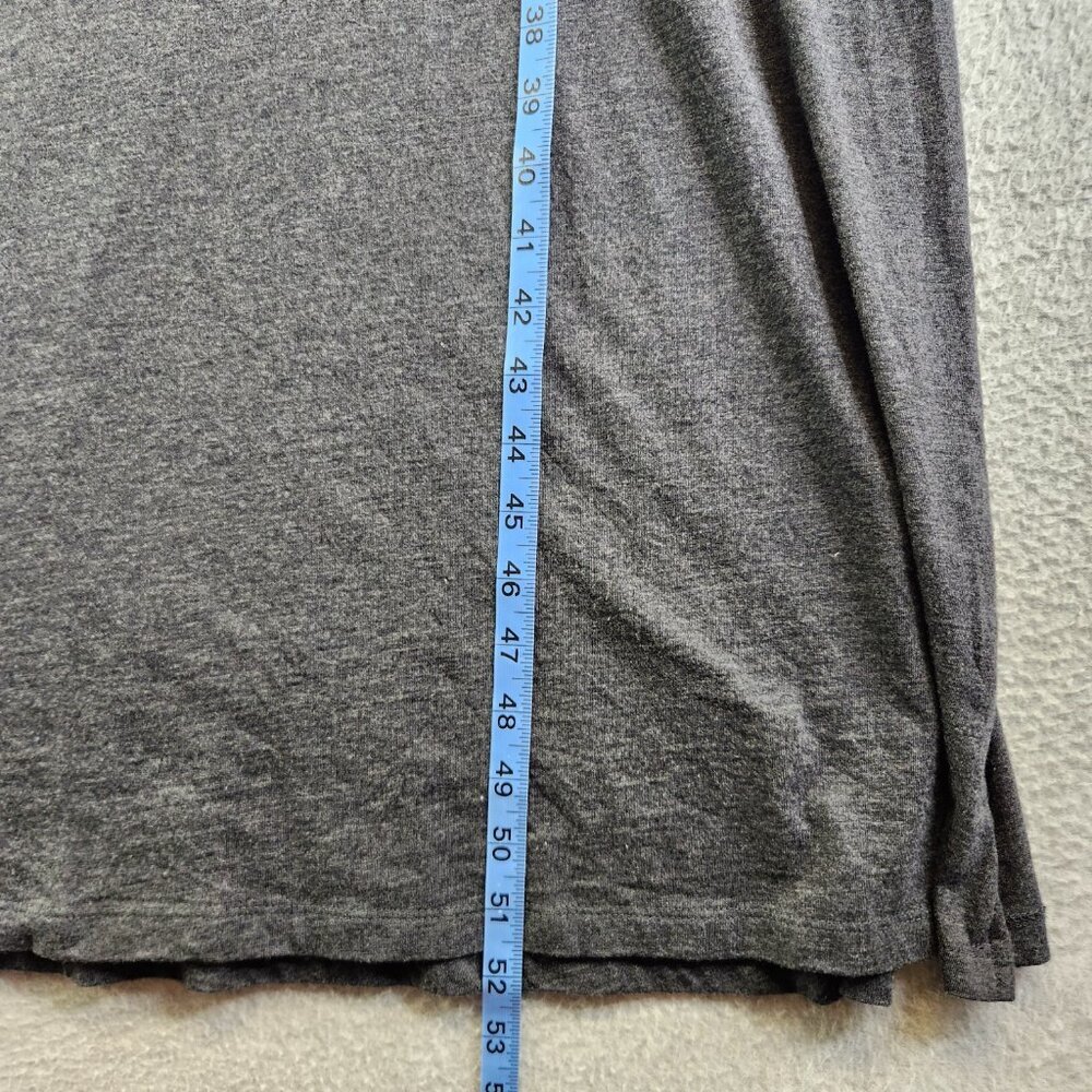 Free Fly Dress Womens S Gray Maxi Jersey Knit Slit Athleisure Travel Vacation - Picture 10 of 12
